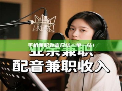 河源手机兼职致富日结一单一结！